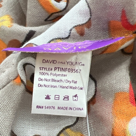 NWT David and Young Halloween Infinity Scarf - Picture 5 of 5